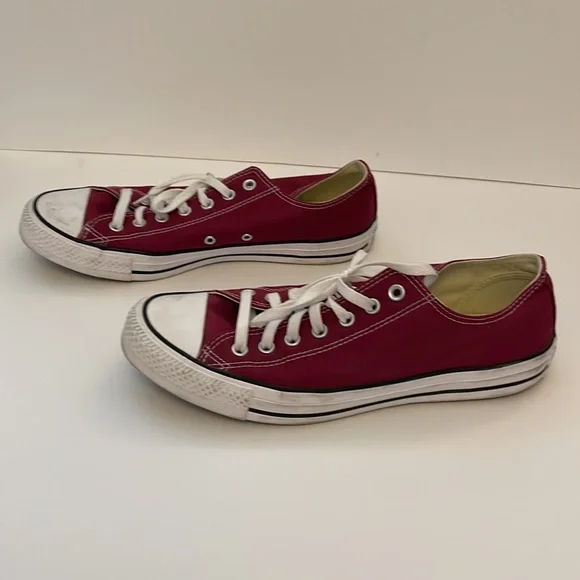 Chuck Taylor All Star Low Top Converse sneakers Red - Picture 3 of 5